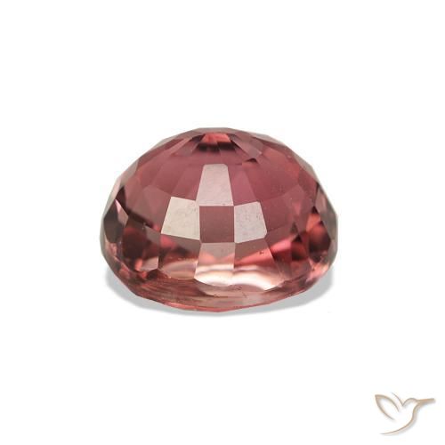 Turmalina Rojo púrpura natural de 1.71 ct, Corte Óvalo, VVS