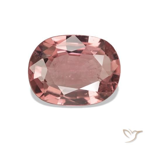 Turmalina Rosado naranja natural de 1.70 ct, Forma Cojín, VS
