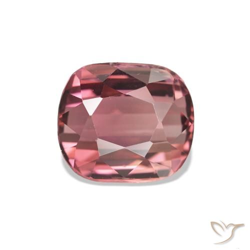 1.58ct Rosa oscuro Turmalina, Forma Cojín, VS