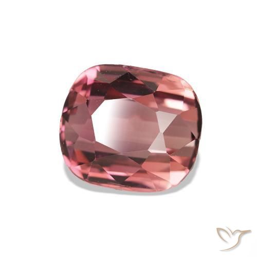 Turmalina Rosa oscuro natural de 1.58 ct, Forma Cojín, VS