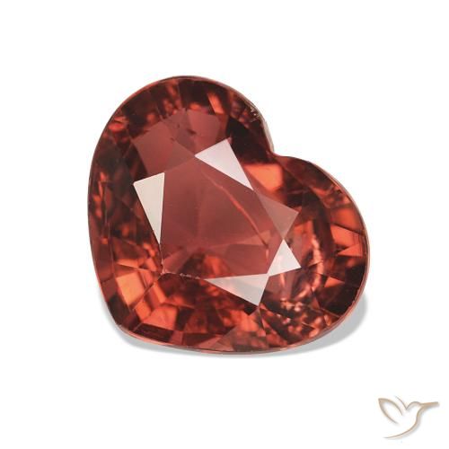 2.37ct Rojo medio Turmalina, Corazón, VS-SI