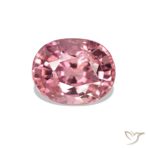 1.44ct Rosado Bubblegum Turmalina, Ovalada, VS-SI