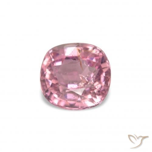 Turmalina Rosado claro natural de 1.50 ct, Corte Cojín, VS-SI