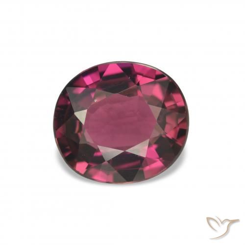 1.63ct Medium Dark-Purple Turmalina, Forma Cojín, VVS