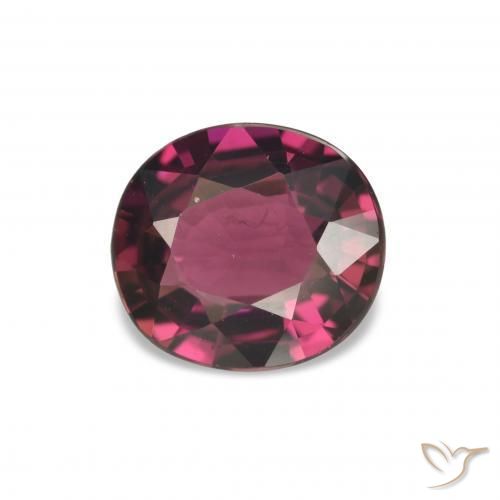 Turmalina Medium Dark-Purple natural de 1.63 ct, Corte Cojín, VVS