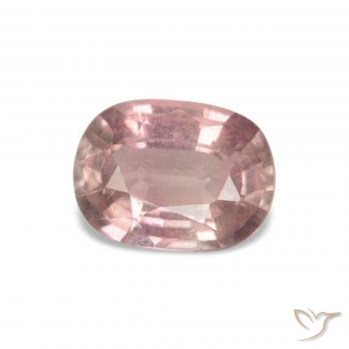 Turmalina Rosado terroso natural de 1.84 ct, Corte Cojín, VS-SI