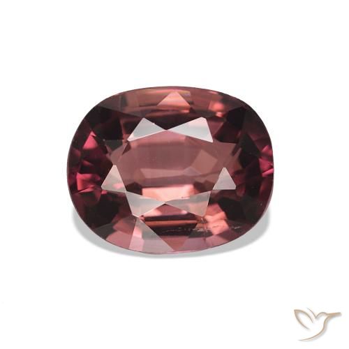 1.66ct Rojo oscuro Turmalina, Forma Cojín, VS