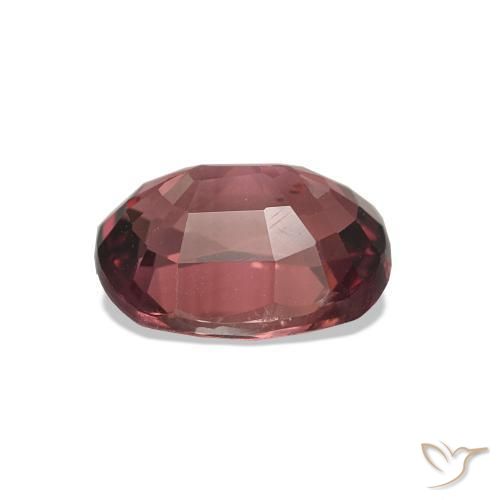 Turmalina Rojo oscuro natural de 1.66 ct, Corte Cojín, VS