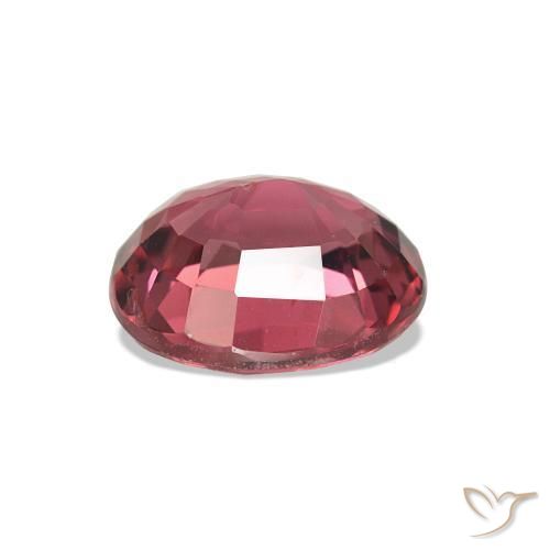 Turmalina Rojo medio natural de 1.64 ct, Corte Óvalo, VS