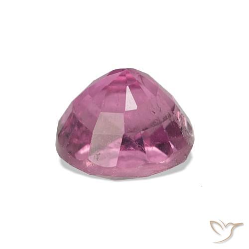 Turmalina Rosa oscuro natural de 1.68 ct, Corte Redondo, VS-SI