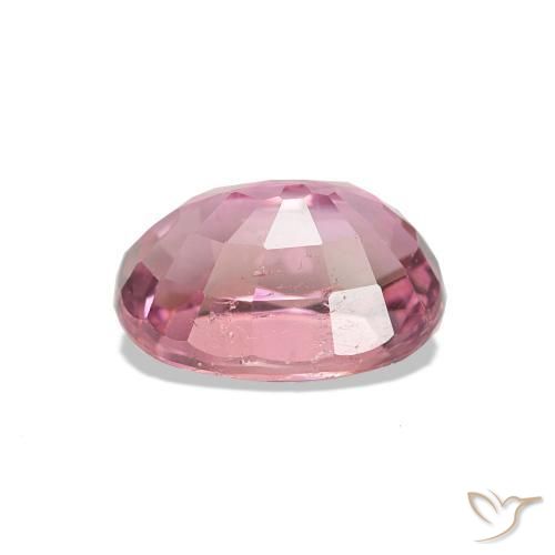 Turmalina Rosado intenso natural de 1.80 ct, Corte Óvalo, VS