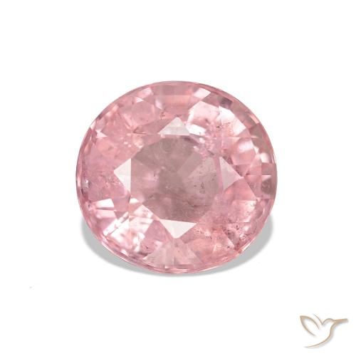 1.68ct Bubblegum rosado claro Turmalina, Ovalada, VS-SI