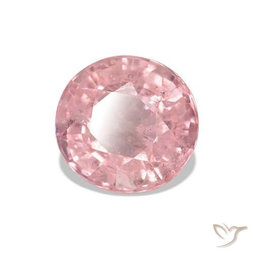 Turmalina Bubblegum rosado claro natural de 1.68 ct, Ovalada, VS-SI