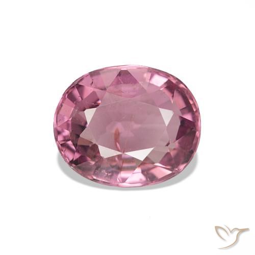 1.46ct Rosado medio Turmalina, Ovalada, VS-SI