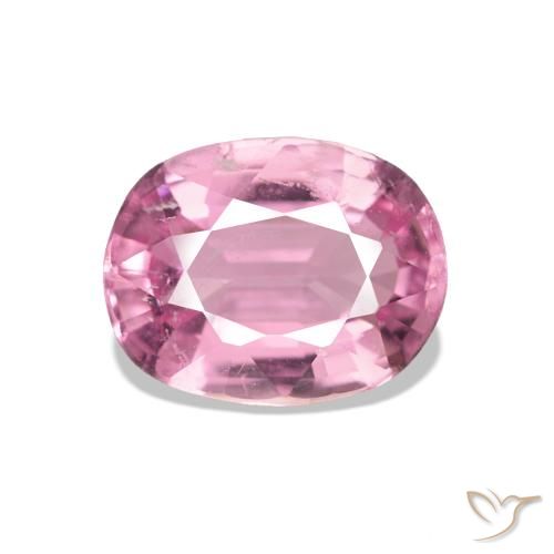 1.37ct Rosado Bubblegum Turmalina, Forma Cojín, VS-SI