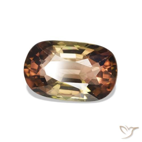Turmalina Multicolor natural de 1.81 ct, Forma Cojín, VS