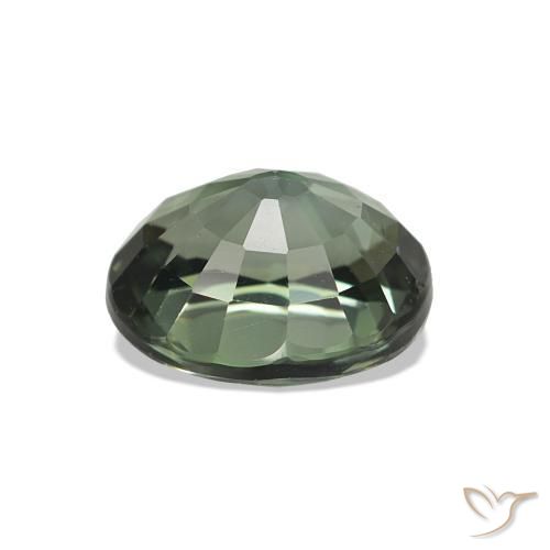 Turmalina Verde marrón natural de 1.70 ct, Ovalada, VVS-VS
