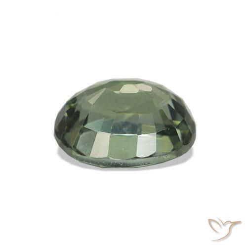 Turmalina Verde bosque claro natural de 1.57 ct, Corte Óvalo, VVS