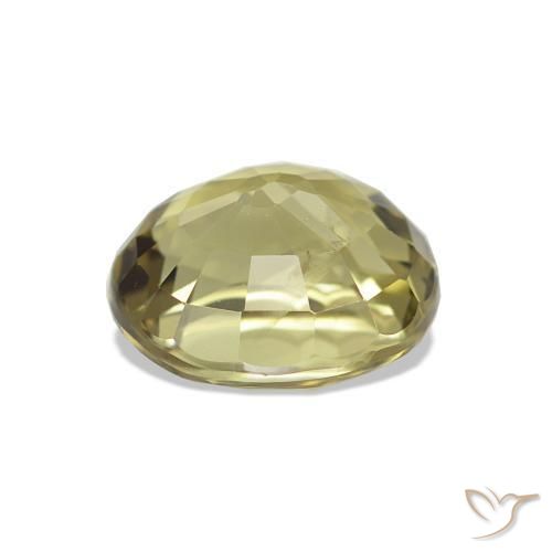 Turmalina Dorado claro natural de 1.60 ct, Corte Óvalo, VS