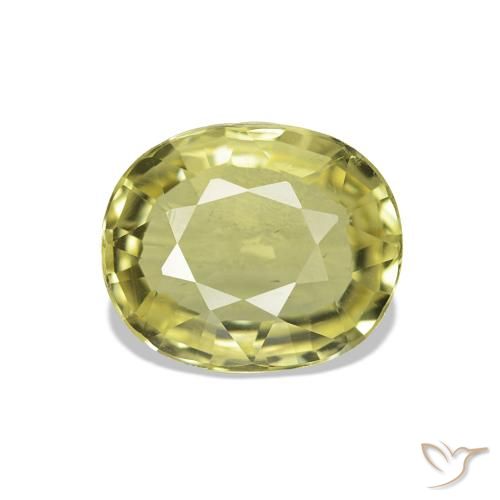 1.59ct Verde claro Turmalina, Ovalada, VS