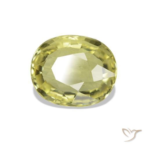 Turmalina Verde claro natural de 1.59 ct, Corte Óvalo, VS