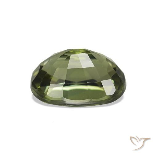 Turmalina Verde oscuro natural de 1.77 ct, Corte Cojín, VS