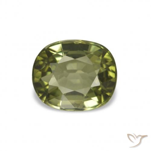 1.66ct Verde bosque cálido Turmalina, Ovalada, VVS-VS