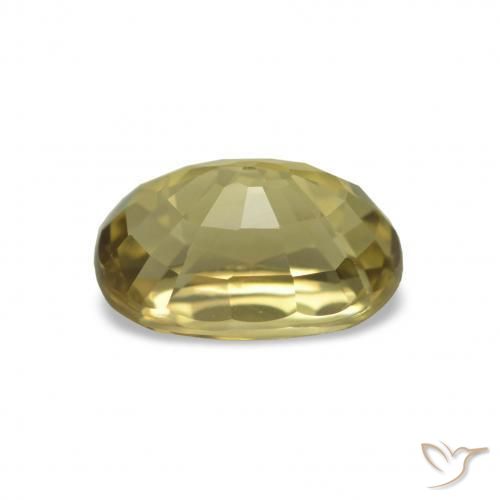 Turmalina Dorado claro natural de 1.60 ct, Corte Óvalo, VVS-VS