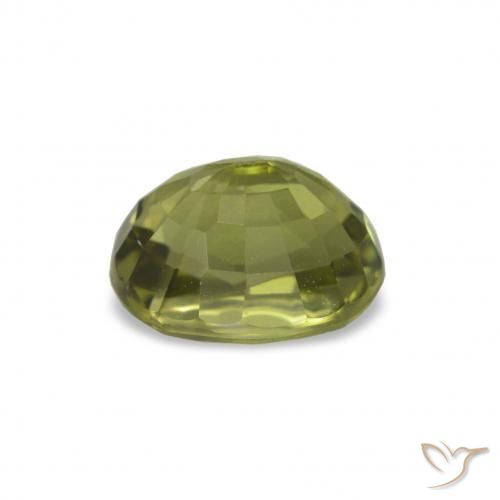 Turmalina Verde Oliva natural de 1.47 ct, Corte Óvalo, VS