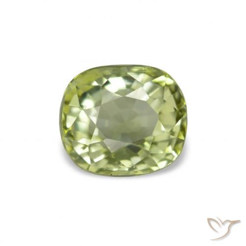 1.47ct Verde medio Turmalina, Forma Cojín, VVS-VS