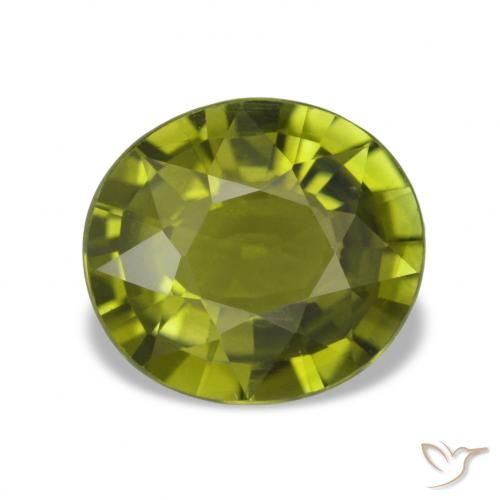 1.87ct Verde bosque cálido Turmalina, Ovalada, VVS-VS