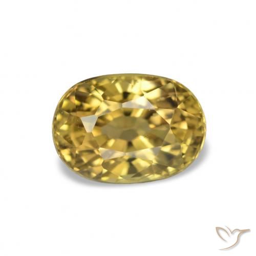 1.62ct Oro Turmalina, Ovalada, VVS-VS