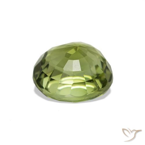 Turmalina Verde medio natural de 1.42 ct, Corte Óvalo, VS
