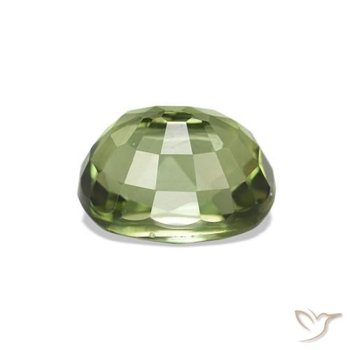 Turmalina Verde bosque natural de 1.67 ct, Corte Óvalo, VVS