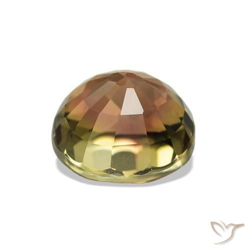 Turmalina Naranja rojizo oscuro natural de 1.81 ct, Corte Óvalo, VVS