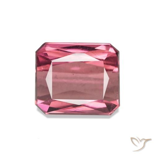2.28ct Rosado claro Turmalina, corte esmeralda, VVS