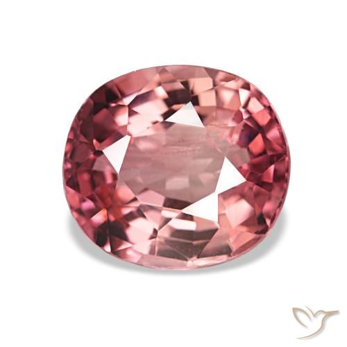 Turmalina rosa de 1,43 ct, ovalado, VS