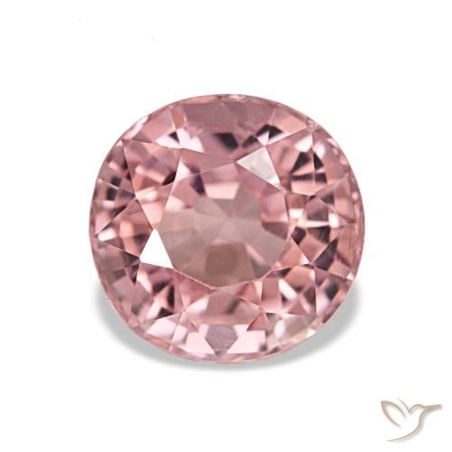 Turmalina rosa natural de 1,47 ct, corte óvalo, VS
