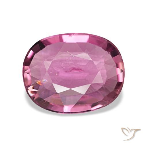 Turmalina púrpura de 1,45 ct, ovalado, VS