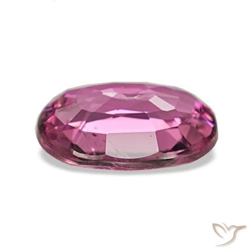 Turmalina púrpura natural de 1,45 ct, corte óvalo, VS