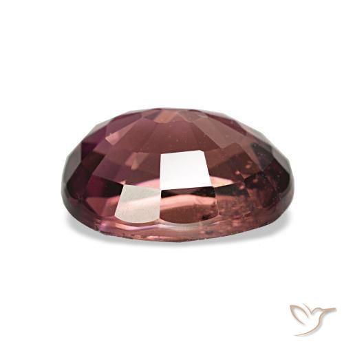 Turmalina púrpura natural de 1,87 ct, corte óvalo, SI