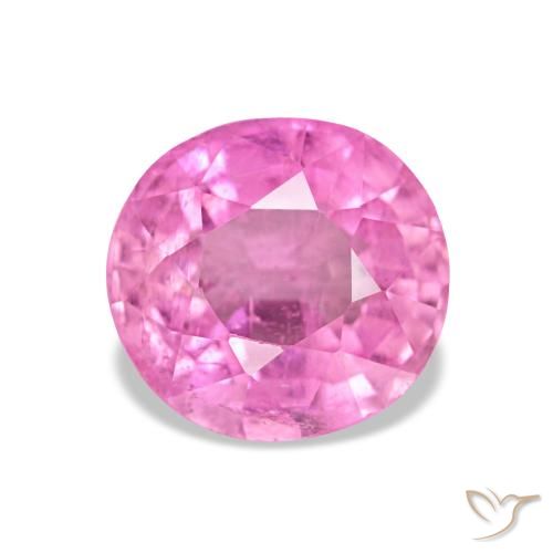 Turmalina púrpura de 1,35 ct, ovalado, VS-SI