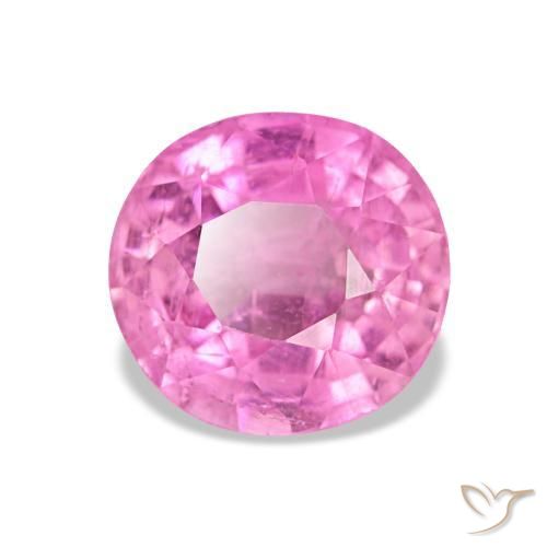 Turmalina púrpura natural de 1,35 ct, corte óvalo, VS-SI