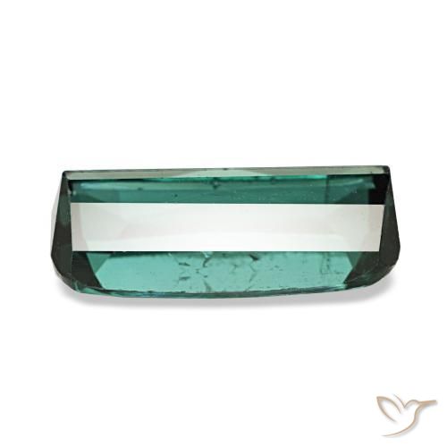 Turmalina verde natural de 1,88 ct, corte cojín, SI
