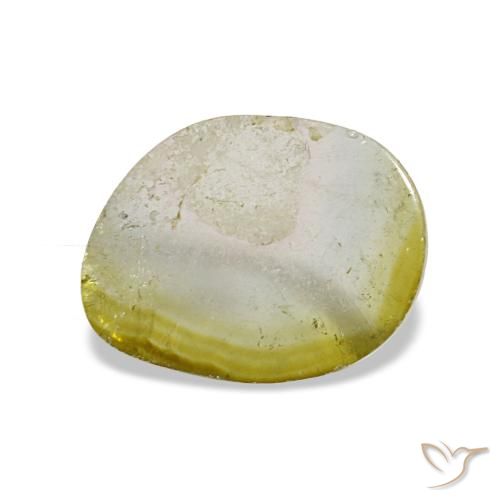 Turmalina multicolor natural de 1,80 ct, forma elegante, transparente