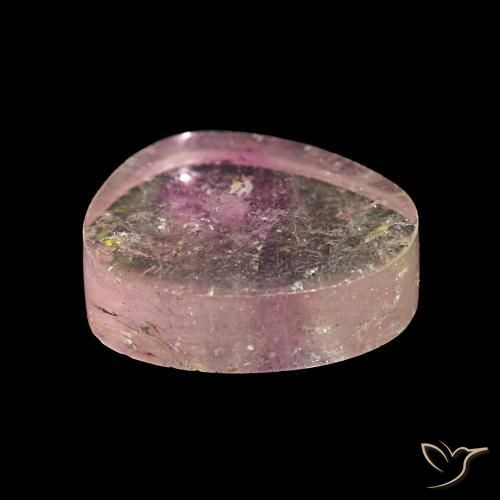 Turmalina multicolor natural de 4,50 ct, forma elegante, transparente