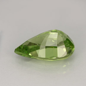 Granate tsavorita verde natural de 4,23 ct, en forma de pera, VVS