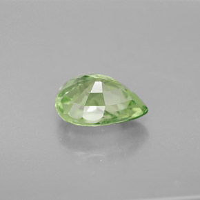 Granate tsavorita verde natural de 2,74 ct, en forma de pera, VS
