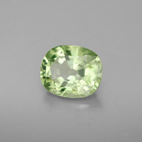 Granate tsavorita verde natural de 2,62 ct, corte cojín, VS