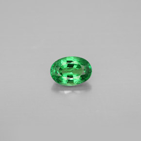granate tsavorita Verde cromo natural de 0.67 ct, Corte Óvalo, SI